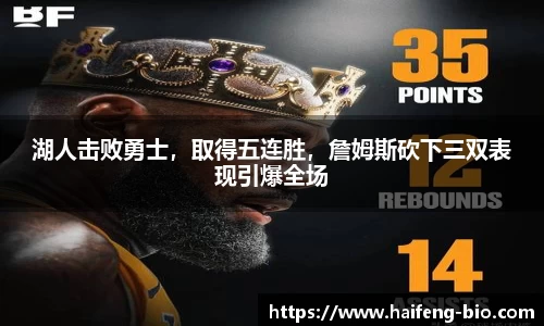 湖人击败勇士，取得五连胜，詹姆斯砍下三双表现引爆全场